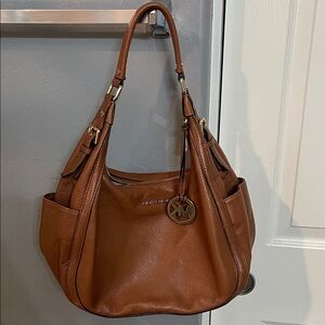 Michael Kors Tan Leather Shoulder Bag
